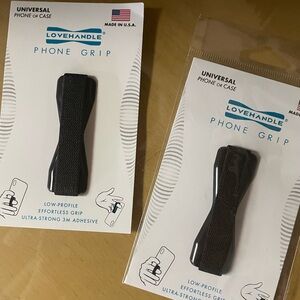 NWOB Love Handle Black Phone Grips (2 available)